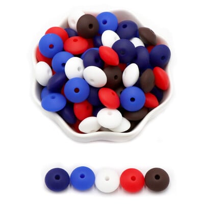 30db szilikon lencse gyöngy BPA mentes élelmiszer minőségű rágcsáló barkács varázsa újszülött szoptatási kiegészítő fogzási nyaklánc 12mm abakusz gyöngy