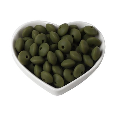 30db szilikon lencse gyöngy BPA mentes élelmiszer minőségű rágcsáló barkács varázsa újszülött szoptatási kiegészítő fogzási nyaklánc 12mm abakusz gyöngy