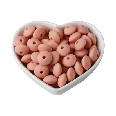 30db szilikon lencse gyöngy BPA mentes élelmiszer minőségű rágcsáló barkács varázsa újszülött szoptatási kiegészítő fogzási nyaklánc 12mm abakusz gyöngy