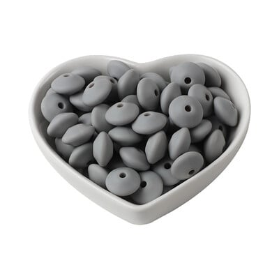 30db szilikon lencse gyöngy BPA mentes élelmiszer minőségű rágcsáló barkács varázsa újszülött szoptatási kiegészítő fogzási nyaklánc 12mm abakusz gyöngy