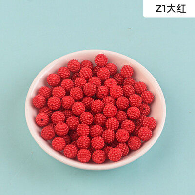 10/12/15mm 200ks ABS imitácia perly monochromatické Bayberry guľôčky rovné dierky voľné korálky ručne vyrobené DIY šperky doplnky
