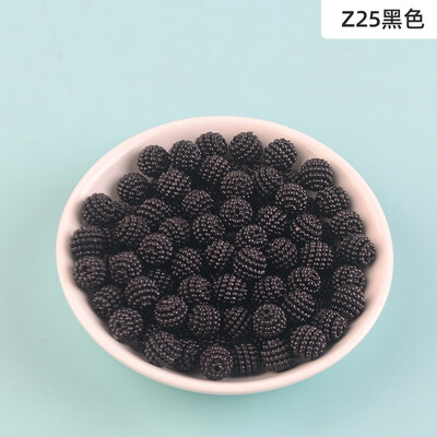 10/12/15mm 200ks ABS imitácia perly monochromatické Bayberry guľôčky rovné dierky voľné korálky ručne vyrobené DIY šperky doplnky