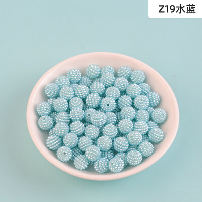10/12/15mm 200ks ABS imitácia perly monochromatické Bayberry guľôčky rovné dierky voľné korálky ručne vyrobené DIY šperky doplnky