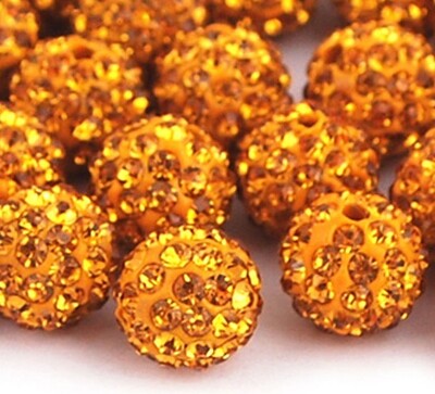 10mm 19Colors Cseh kristály strasszok Pave Clay Kerek Disco Ball Laza Távtartó Gyöngyök Karkötő Nyaklánc fülbevaló Készítés 10db/tétel