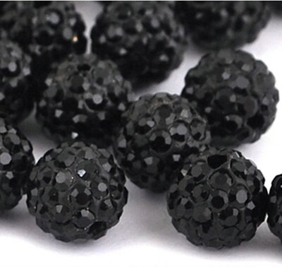 10mm 19Colors Cseh kristály strasszok Pave Clay Kerek Disco Ball Laza Távtartó Gyöngyök Karkötő Nyaklánc fülbevaló Készítés 10db/tétel