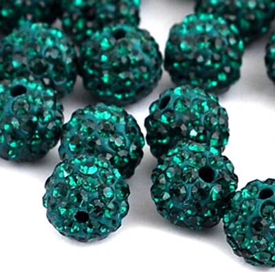 10mm 19Colors Cseh kristály strasszok Pave Clay Kerek Disco Ball Laza Távtartó Gyöngyök Karkötő Nyaklánc fülbevaló Készítés 10db/tétel