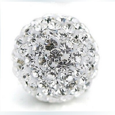 10mm 19Colors Cseh kristály strasszok Pave Clay Kerek Disco Ball Laza Távtartó Gyöngyök Karkötő Nyaklánc fülbevaló Készítés 10db/tétel