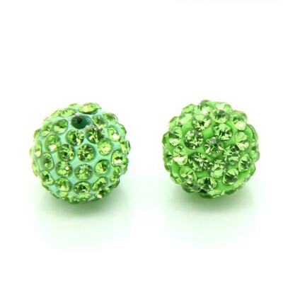 10mm 19Colors Cseh kristály strasszok Pave Clay Kerek Disco Ball Laza Távtartó Gyöngyök Karkötő Nyaklánc fülbevaló Készítés 10db/tétel