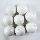 23 jednobojne šarene velike veličine od 30 mm, zdepaste acilne okrugle labave perle za DIY ogrlicu, izradu nakita, ručno rađeni pribor, 5 kom/lot