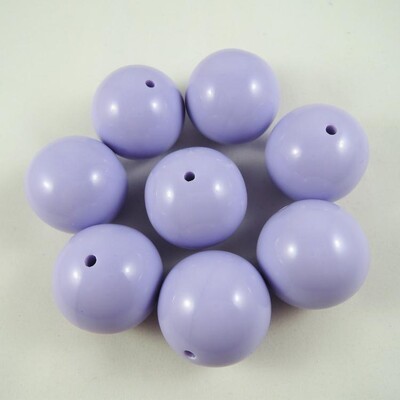 23 jednobojne šarene velike veličine od 30 mm, zdepaste acilne okrugle labave perle za DIY ogrlicu, izradu nakita, ručno rađeni pribor, 5 kom/lot