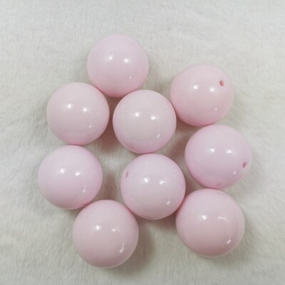 23 jednobojne šarene velike veličine od 30 mm, zdepaste acilne okrugle labave perle za DIY ogrlicu, izradu nakita, ručno rađeni pribor, 5 kom/lot