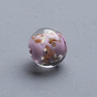 Kerek forma 6 mm 8 mm 10 mm 12 mm 14 mm kézzel készített lámpafényű üveg laza gyöngyök ékszerkészítéshez barkácsolás kézműves leletek