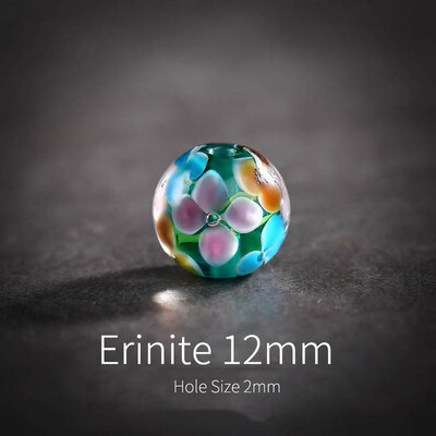 5 kom Okrugle ručno rađene labave perle Narukvice s naušnicama 12 mm DIY izrada nakita Cvijet za ogrlicu Rukotvorine Odstojnik perla Lampwork staklo