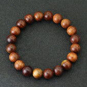 Minimalistinė natūralaus medžio apyrankė vyrams, 10 mm venge karoliukai, apyrankė, meditacinė joga Budos apyrankė laisvalaikiui Pulseira