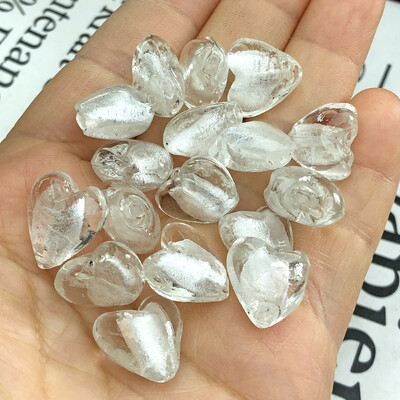 15MM Veľký Murano srdiečkový malachitový zelený cukríkový pruhovaný krištáľový sklenený prívesok s korálkou na výrobu náušníc s motívom lásky.