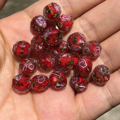 12 mm číre žlté Murano priehľadné fazetované korálky Rondelle Flower Lampwork z krištáľového skla na výrobu náramkov, doplnkov pre domácich majstrov.