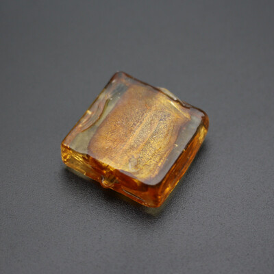 10 kom 20 mm Lampwork staklene perle kvadratne ravne folije u više boja za izradu nakita DIY Craft bijelo ružičasta mješavina