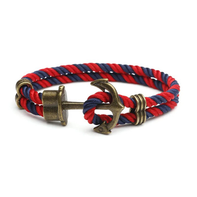 Narukvica s brodskim sidrom Europska i američka ulična moda Retro muški i ženski parovi Uže za ruke Osobnost Dodaci za ruke