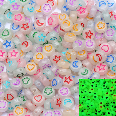 100 komada akrilnih perli s mješovitim uzorkom, ravnih okruglih labavih odstojnih perli za ručni rad Diy Izrada nakita Narukvice Dodaci za ogrlice