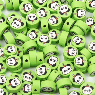 10 mm-es Halloween sorozat agyaggyöngyök sütőtök mintás polimer távtartó gyöngyök ékszerkészítéshez kiegészítők barkács kézzel készített 20/50/100db