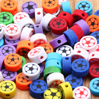 10 mm-es Halloween sorozat agyaggyöngyök sütőtök mintás polimer távtartó gyöngyök ékszerkészítéshez kiegészítők barkács kézzel készített 20/50/100db