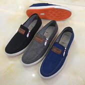 Nové jesenné pánske ležérne topánky, plátené pohodlné mokasíny, turistické topánky, protišmykové mäkké tenisky, zapatillas, mokasíny, pánske topánky