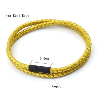 2024 Нов прост стил Keel Rope гривна за мъже Bilayyer Wrap Braslet Bangle Homme Nautical Braclet Gifts For Him Pulseria Joias