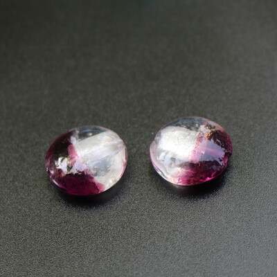 10 komada okruglih pljosnatih staklenih perli od 20 mm dvostrukih boja s više boja za nakit i rukotvorine