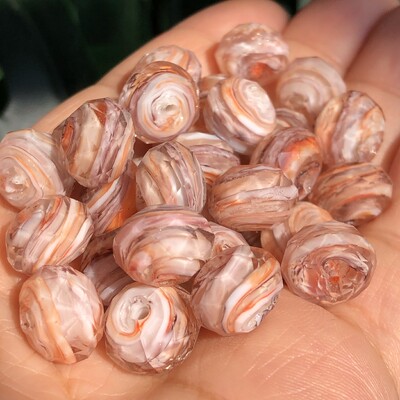 12 mm-es nagy muránói rózsaszín átlátszó virágos lámpatest kristályüveg csiszolt rondelle gyöngyök ékszerekhez barkácsolás kiegészítő fülbevaló