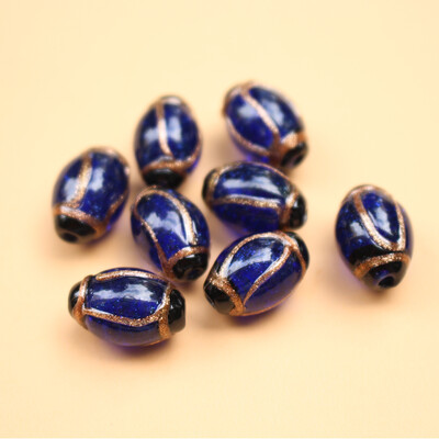 Kézzel készített üveggyöngy ovális lámpatest gyöngyök piros átlátszó többszínű ékszerkészítéshez kellékek karkötő nyaklánc anyagok Sieraden