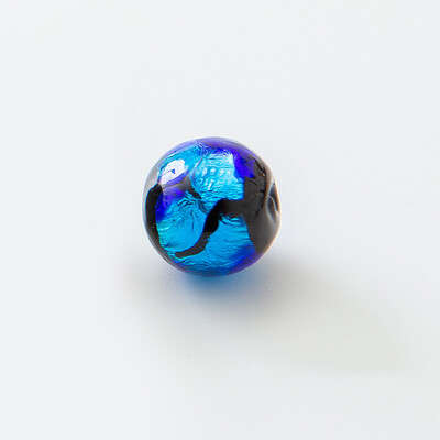 Okrugli oblik 8 mm 10 mm 12 mm šarene folije ručno rađene Lampwork staklene labave perle za izradu nakita DIY rukotvorine