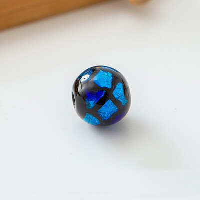 Okrugli oblik 8 mm 10 mm 12 mm šarene folije ručno rađene Lampwork staklene labave perle za izradu nakita DIY rukotvorine