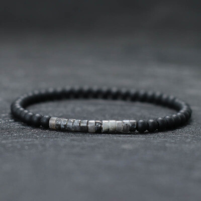Nový minimalistický 4mm korálkový náramok unisex cisársky ónyx malý kameň braclet meditácia joga strand braslet pár brazalete pulsera