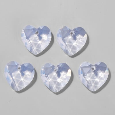 Πολύπλευρο σχήμα καρδιάς Πέτρα γούρι χάντρα φυσικός αμαζονίτης Αμέθυστοι Tiger Eye Πολύτιμοι λίθοι Χάντρες για κοσμήματα Σκουλαρίκια Κολιέ DIY