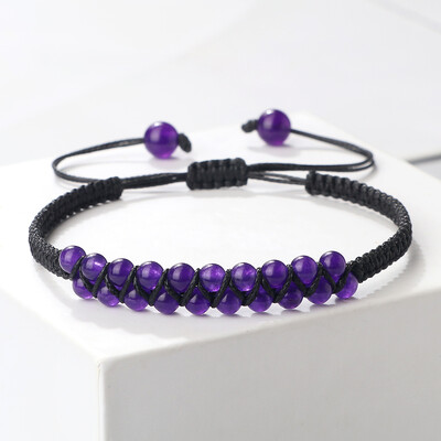 Dupla soros 4 mm-es természetes malachit gyöngyök karkötők, kézzel készített, állítható, fonott karkötők nőknek Férfi Divat Barátság Ajándékok