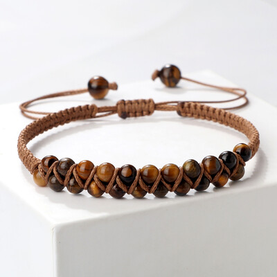 Dupla soros 4 mm-es természetes malachit gyöngyök karkötők, kézzel készített, állítható, fonott karkötők nőknek Férfi Divat Barátság Ajándékok