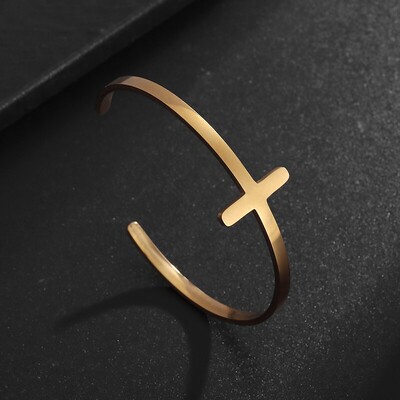 Móda osobnosť Thorn Line Geometrický rukáv Ostnatý drôt Otvorený náramok pre mužov Punk náramok Trend šperky darček