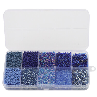 130g/készlet Üveg Kerek Maggyöngyök Tubus Laza gyöngyök Barkácsolás Karkötő Nyaklánc Cseh kristály Ékszerkészítés Kézzel Készített Kiegészítők