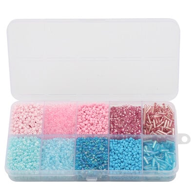 130g/készlet Üveg Kerek Maggyöngyök Tubus Laza gyöngyök Barkácsolás Karkötő Nyaklánc Cseh kristály Ékszerkészítés Kézzel Készített Kiegészítők