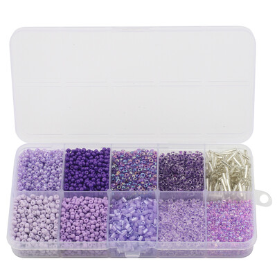 130g/készlet Üveg Kerek Maggyöngyök Tubus Laza gyöngyök Barkácsolás Karkötő Nyaklánc Cseh kristály Ékszerkészítés Kézzel Készített Kiegészítők