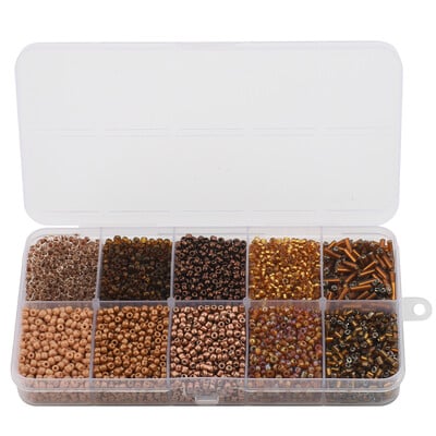 130g/készlet Üveg Kerek Maggyöngyök Tubus Laza gyöngyök Barkácsolás Karkötő Nyaklánc Cseh kristály Ékszerkészítés Kézzel Készített Kiegészítők