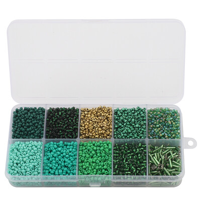 130g/készlet Üveg Kerek Maggyöngyök Tubus Laza gyöngyök Barkácsolás Karkötő Nyaklánc Cseh kristály Ékszerkészítés Kézzel Készített Kiegészítők