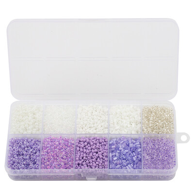 130g/készlet Üveg Kerek Maggyöngyök Tubus Laza gyöngyök Barkácsolás Karkötő Nyaklánc Cseh kristály Ékszerkészítés Kézzel Készített Kiegészítők