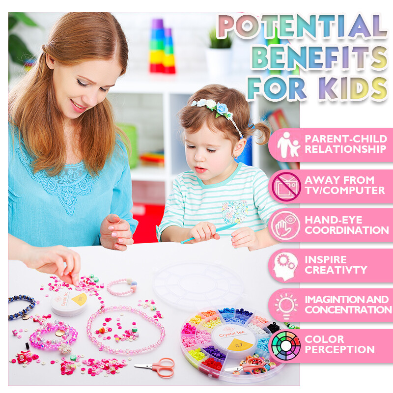 8 Stílusú agyaggyöngyökből készült karkötőkészítő készlet magvak betűkkel ábécé barkácsolás kézműves gyöngyök készlet varázslatokkal ékszerkészítéshez kézműves ajándékok