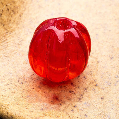 10 vnt. apvalios moliūgo formos 8 mm 10 mm 12 mm rankų darbo lempos stiklas laisvi amatų karoliukai papuošalams gaminti „pasidaryk pats“ amatų radiniai