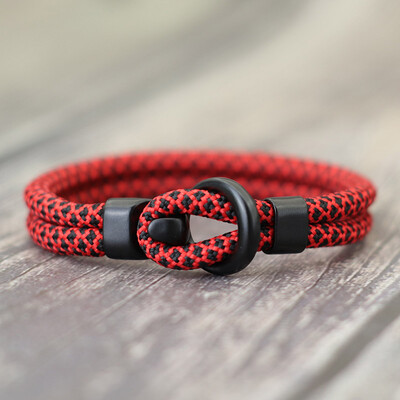 Noter egyedi férfi kötél karkötő kétrétegű szörf karkötő Homme kiegészítők Lucky Fabic melltartó barát ajándék Pulsera Roja Joyas