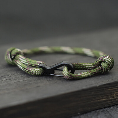 Madinga reguliuojama Paracord apyrankė Unisex lauko nuotykių išgyvenimo apyrankė Geriausias draugas Juvelyrika Lucky Fabic Braslet Pulseira