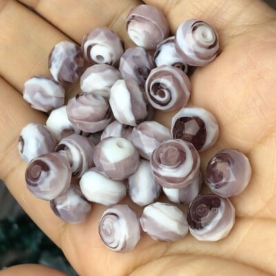 12mm 10ks Murano priehľadné fazetované rondelové viacfarebné krištáľové sklenené korálky na výrobu náramkov pre ženy, DIY doplnky.