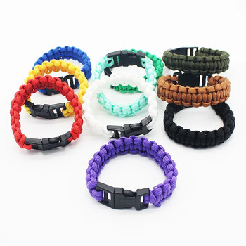 23cm seven Core Paracord Escape outdoor Emergency Pleited Rope EDC Camping Survival Saving Bracelet Tools Въже за катерене шнур