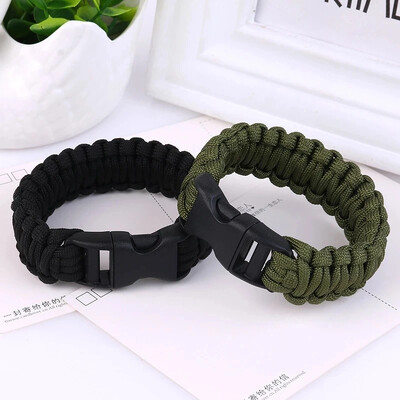23 cm septiņi Core Paracord Escape āra avārijas pītas virves EDC Camping Survival Saving Rope Tools kāpšanas virves aukla